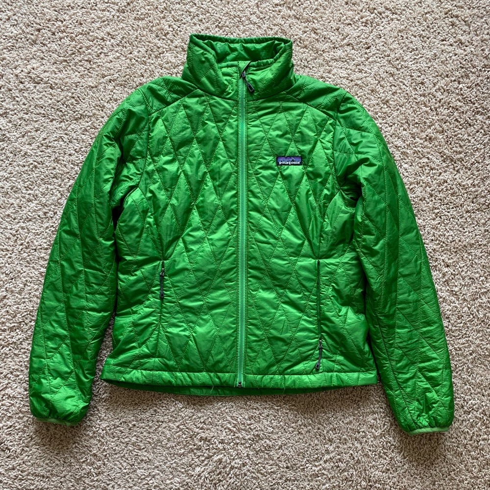 Patagonia Nano Puff Jacket Green Size S